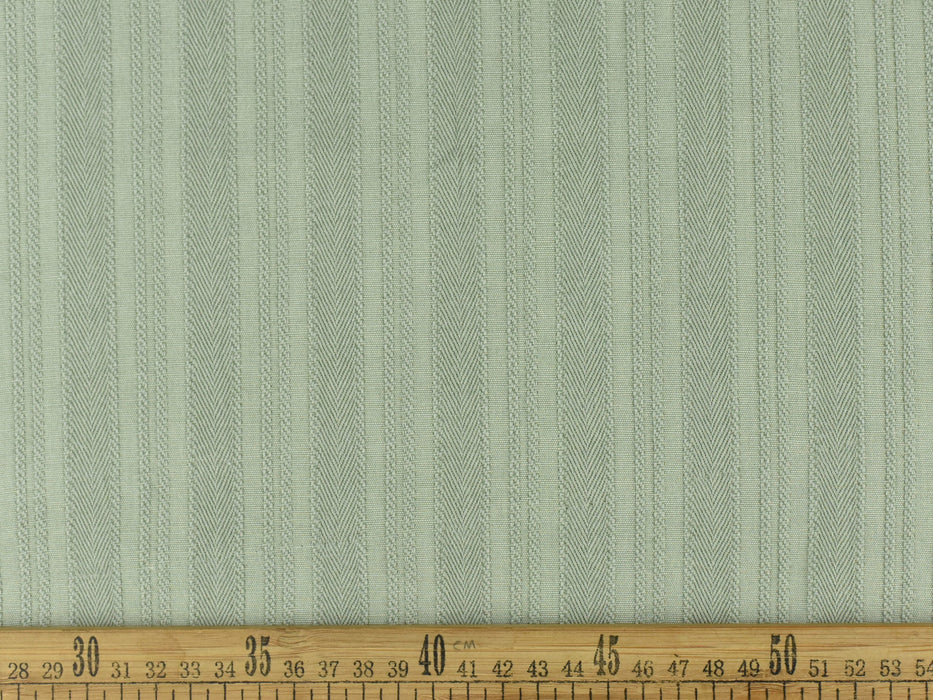 100 Pure Cotton Green Ivory Cream Solid Stripe Herringbone Geometric Upholstery Fabric by the Yard For Drapery Curtain Table Cloth Green