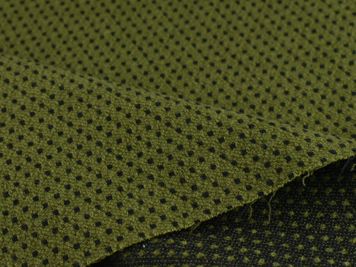 100 Pure Cotton Moss Green Dots Geometric Upholstery&Drapery Curtain Fabric By The Yard|Natural Cotton Upholstery For Furniture