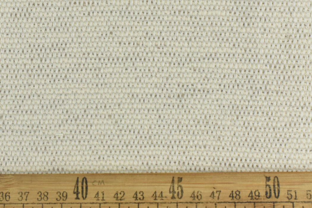 Heavy Weight Woven Cotton Blend Cream Upholstery Fabric For Dining Chair and Couch|Modern Home Decor Furniture Fabric For Ottoman