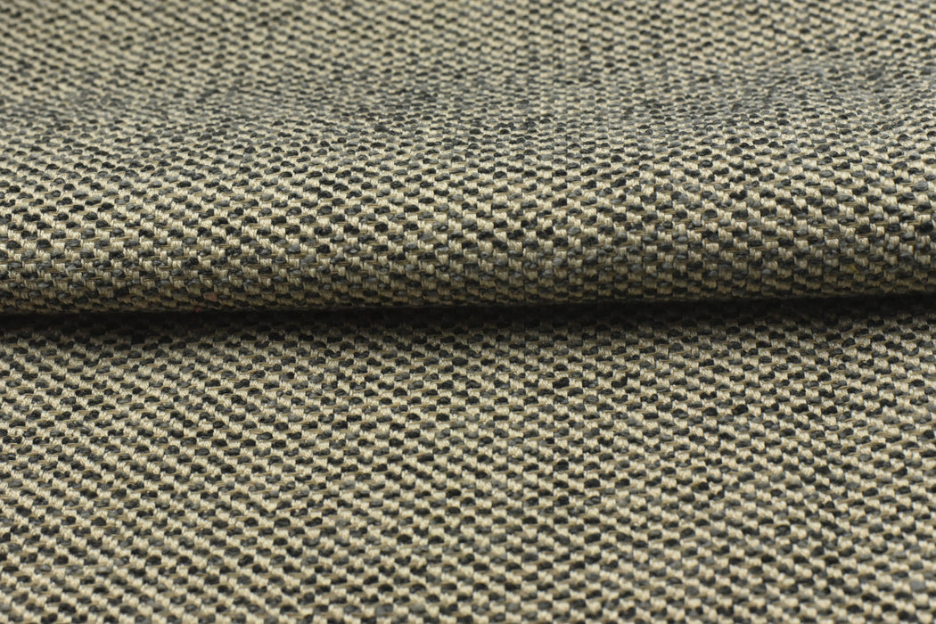 Heavy Weight Vintage Woven Black Grey Olive Textured Upholstery Fabric For Chair Couch|Heavy Duty Cushion Sofa Headboard Reupholstery Fabric