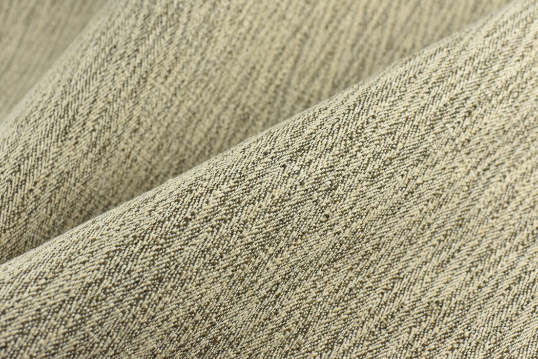 Heavy Weight Linen Blend Vintage Herringbone Textured Upholstery Fabric For Chair Couch|Brown Tan Cushion Sofa Headboard Reupholstery Fabric