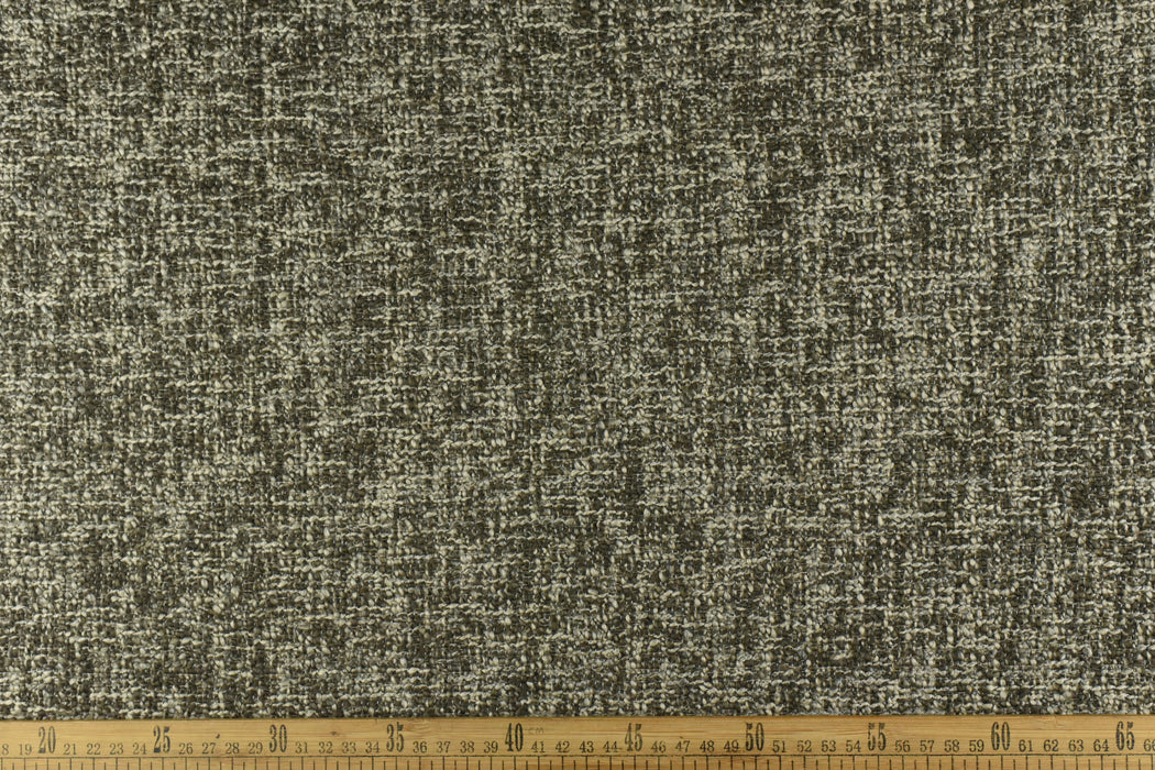 Heavy Weight Grey and Dark Olive Furnising Upholstery Fabric For Chair|Modern Space Design Fabric For  Cushion Pillow