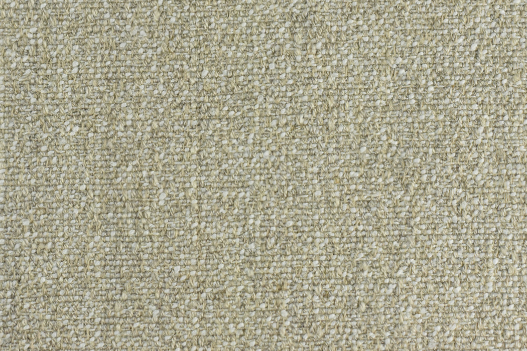 Heavy Weight Linen Blend White and Grey Chunky Woven Furniture Upholstery Fabric For Chair Couch Pillow