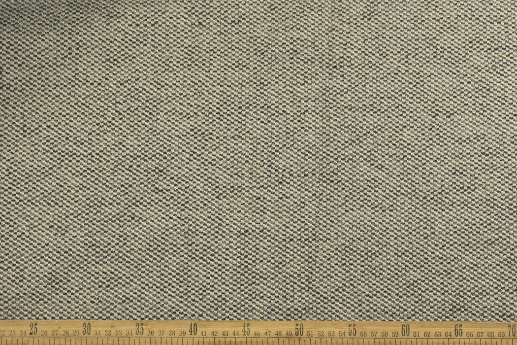 Heavy Weight Grey Brown Linen Blend Textured Upholstery Fabric Perfect For Couch Chair Ottoman|Metallic Color Furniture Fabric For Cushion