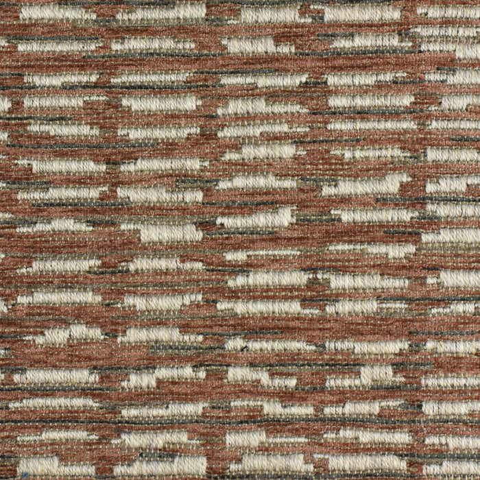 Heavy Weight Yellow Cream Stylish Linen Blend Abstract Stripe Upholstery Fabric|Modern Geometric Textured Sofa Cushion Fabric 55"W/925GSM