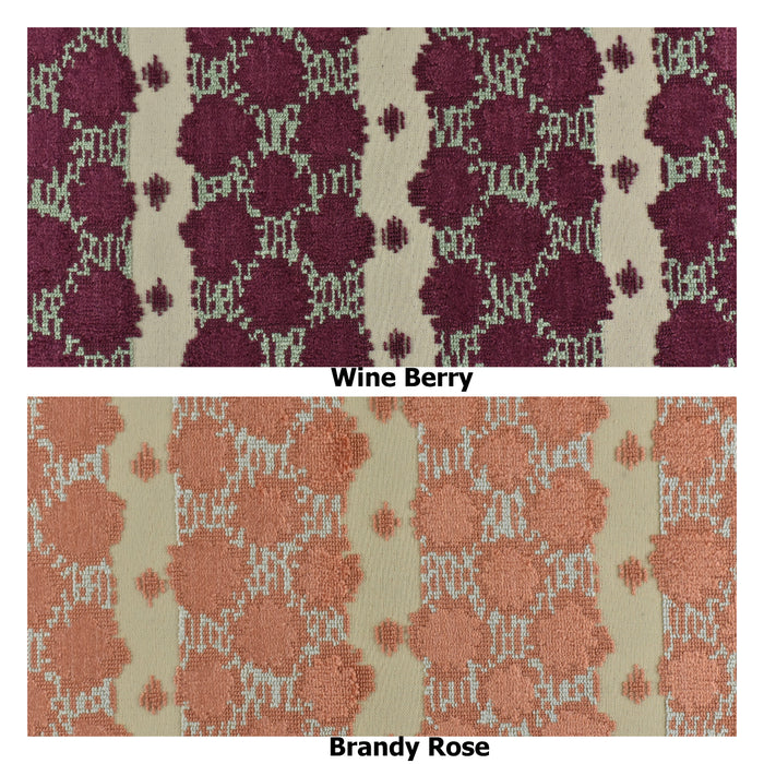 Heavy Weight Blue and Green Geometric Cut Velvet Upholstery Fabric|Luxury Abstract Raised Textured Fabric For Chair, Sofa, and Pillow Fabric