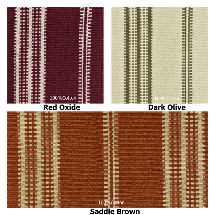 Heavy Weight 100 Pure Cotton Blend Vintage Wider Stripe Jacquard Upholstery Drapery Fabric For Chair|Retro Cotton Linen Blend Canvas Fabric