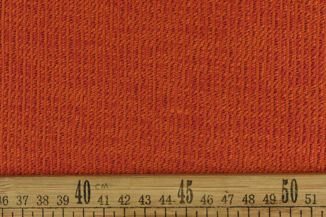 Burnt Orange Outdoor Upholstery Fabric For Chair Cushion|Solution Dyed Patio Furniture Fabric For Couch