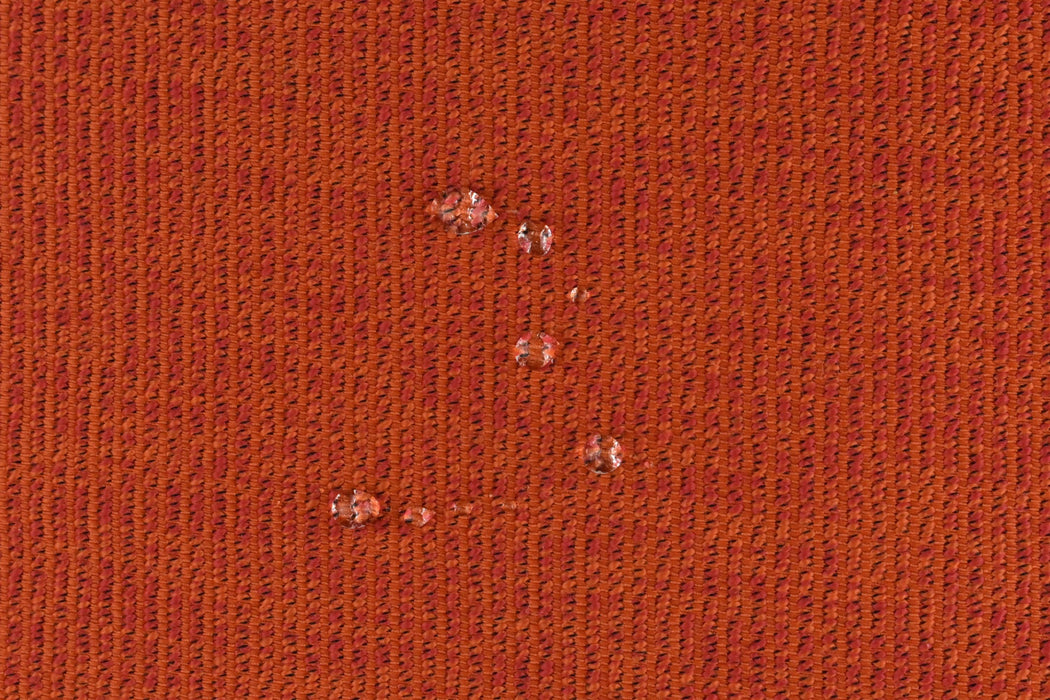 Burnt Orange Outdoor Upholstery Fabric For Chair Cushion|Solution Dyed Patio Furniture Fabric For Couch