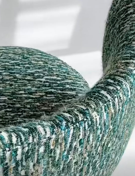 Designer Stylish Abstract Green Boucle Upholstery Fabric|Textured Wool Blended Boucle Fabric For Chair,Pillow,Couch|Cozy Soft Hand Fabric