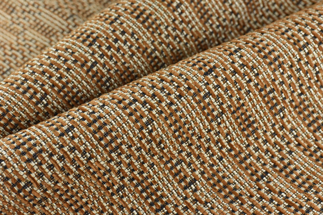 Designer Heavy Duty Chenille Woven Linen and Rayon Blend Upholstery Fabric For Chair Cushion Sofa Bench