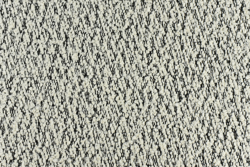 Extra Heavy Weight Big Curl Boucle Textured Upholstery Fabric in Black and White|Designer Boucle Fabric For Furniture Chair Sofa 55"/970GSM