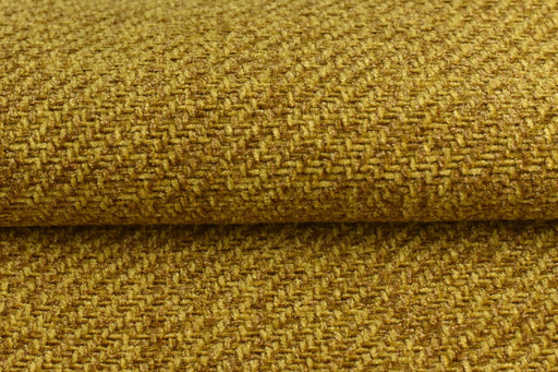 Gold Upmarket Chenille Woven Heavy Duty Upholstery Fabric|Yellow Luxury Home Decor Couch Chair Fabric By The Yard-55"W/740GSM