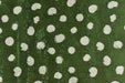 Green Abstract Polka Dot Print On Jacquard Woven Upholstery Fabric|Heavy Soft Furniture and Drapery Fabric For Chair Cushion Curtain