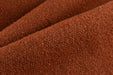 Heavy Duty Nubby Textured Rust Brown Boucle Upholstery Fabric For Couch|Designer Thick Furniture Fabric|Fabric For Pillow Seat Cushion Bench