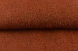 Heavy Duty Nubby Textured Rust Brown Boucle Upholstery Fabric For Couch|Designer Thick Furniture Fabric|Fabric For Pillow Seat Cushion Bench