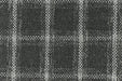 Heavy Duty Wool Cotton Blend Geometric Woven Upholstery Fabric in Charocal Gray|Check Pattern Upholstery Fabric For Dining Chair-57"W/760GSM