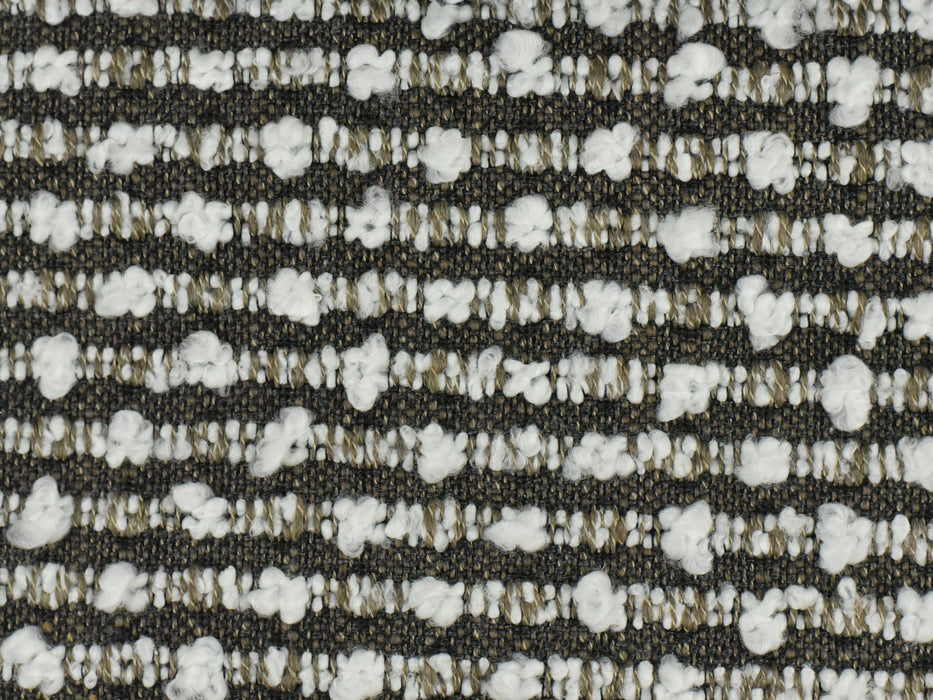 Heavy Weight Boucle Stripe Texture Upholstery Fabric by the Yard|Designer Ivory Yellow Rust Bocule Fabric For Chair Pillow Couch