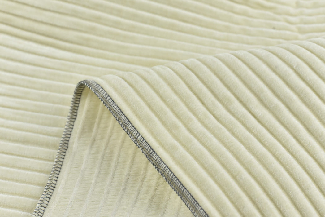 Heavy Weight Chenille Corduroy Textured Upholstery Fabric|Chunky Stripe Chenille Upholstery|Skin Friendly Furniture Fabric For Chair Couch