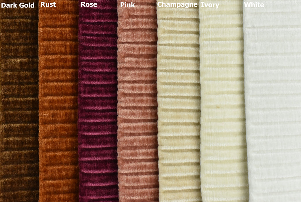 Heavy Weight Chenille Corduroy Textured Upholstery Fabric|Chunky Stripe Chenille Upholstery|Skin Friendly Furniture Fabric For Chair Couch