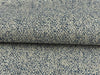 Heavy Weight Navy Blue Cream Linen Blended Furnirure Upholstery Fabric By The Yard|High Quality Woven Textured Chair Reupholstery Fabric