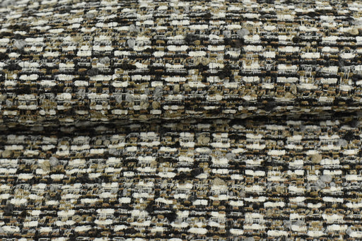 Heavy Weight Tweed Boucle Upholstery Fabric With Black White Brown For Furniture Reupholstery|Unique Boucle For Your Special Home Space