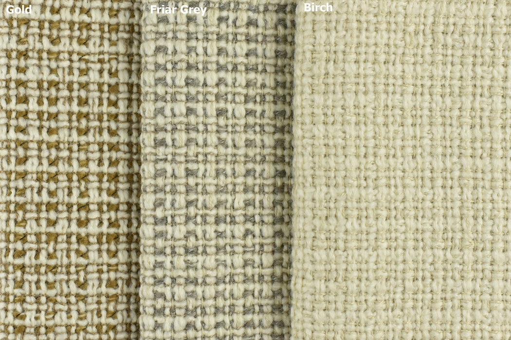 Heavy Weight Wool Blend Home Decor Upholstery Fabric For Dining Chair|Designer Cream/Gold/Navy Chunky Woven Fabric For Sofa Chushion By 1.5 Meter