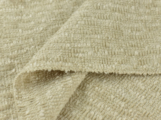 Heavyweight Vintage Soft Hand Textured White/Gold Chenille Boucle Upholstery Fabric|Skin Friendly Soft Chenille Fabric For Chair /19 colors