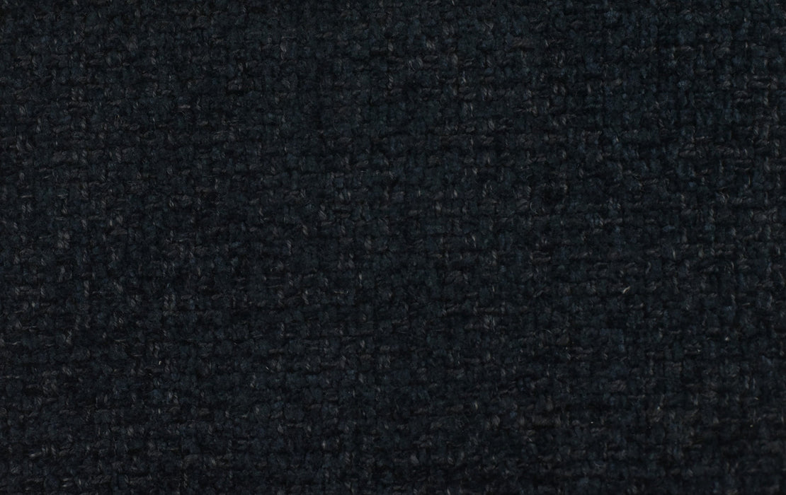 High End Heavy Weight Extremely Soft Cozy Cotton Linen Blend Plushed Textured Chenille Upholstery Fabric in Cream Black Grey-55"W/710GSM Navy Blue