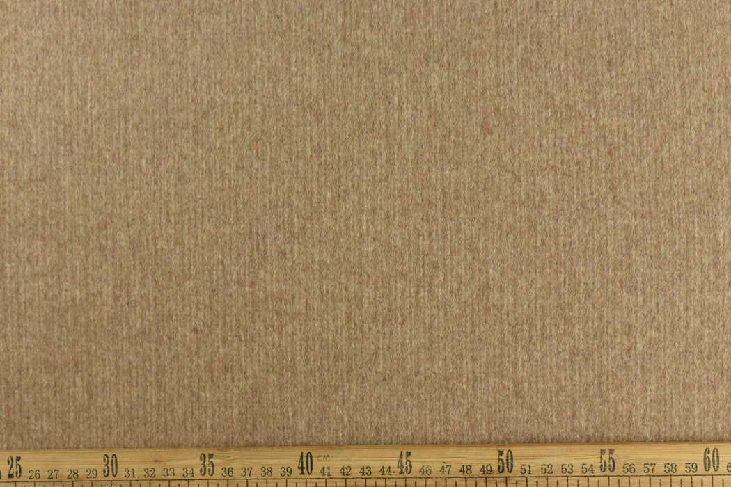 Heavy Weight Wool Cotton Blend Brown Grey Tweed Upholstery Fabric For Chairs|Soft Touch Fabric For Couch Stools Ottoman Coat(80%Wool)