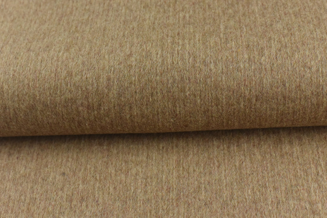 Heavy Weight Wool Cotton Blend Brown Grey Tweed Upholstery Fabric For Chairs|Soft Touch Fabric For Couch Stools Ottoman Coat(80%Wool)