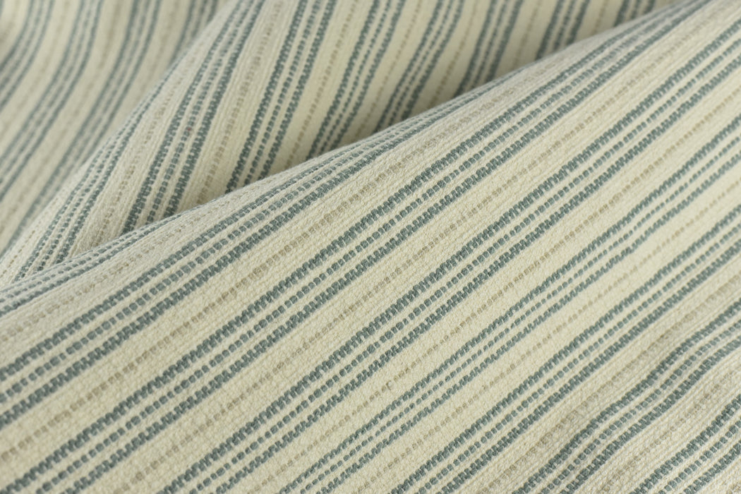 Heavy Weight Pure Cotton/Linen Blend Vintage Blue Red Striped Upholstery Drapery Fabric For Chair|Boho Vintage Cotton Linen Fabric By Yard