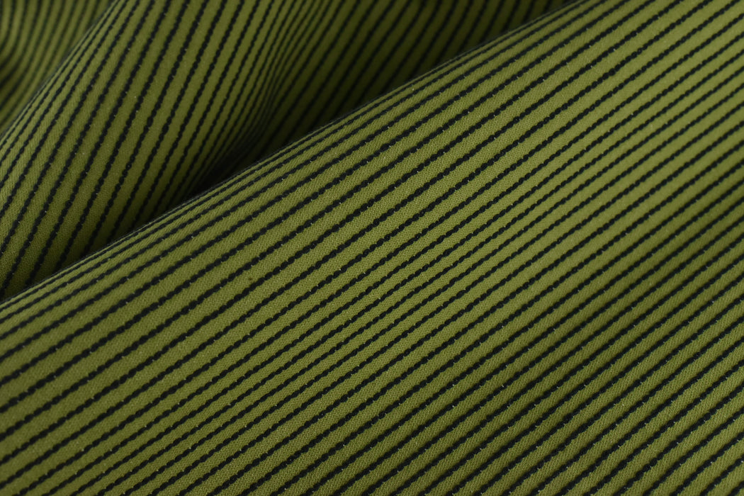 Natural 100% Pure Cotton/Linen Blend Olive Green Chalk Stripes Upholsetry Fabric For Chair Curtain|Soft Reddish Brown Woven Country Fabric