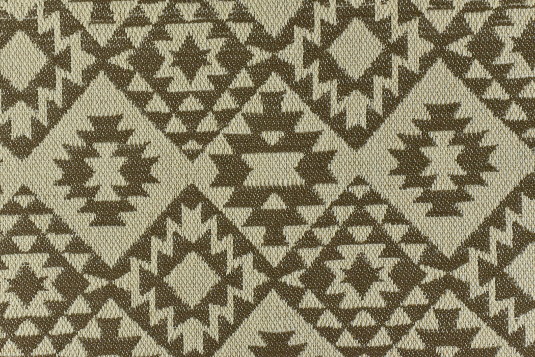 Heavy Weight Vintage Cotton Blend Ethnic Aztec Pattern Geometric Upholsetry Fabric For Chair|Red/Brown/Cream Tribal Woven Fabric For Curtain