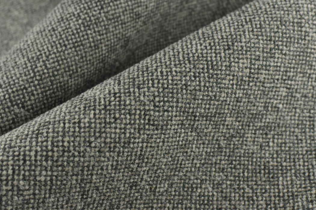 Vintage Heavy Weight Cotton Linen Textured Upholstery Fabric By The Yard For Chairs|Durable Thick Sofa Fabric in Olive Green Grey-770GSM