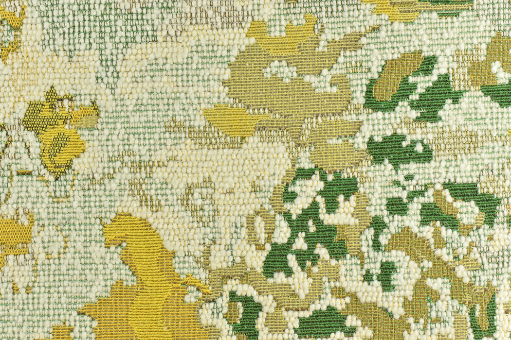 Heavy Weight Multicolored Dream Garden Wool Cotton Blend Boucle Upholstery Fabric For Chair Couch|High End Abstract Floral Fabric For Couch