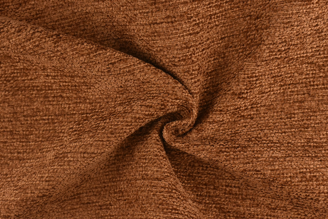 Exclusive Plushed Textured Gold Pink Chenille Upholstery Fabric For Chair|Designer Solid Chenille Home Decor Fabric For Cushion Sofa Pillow