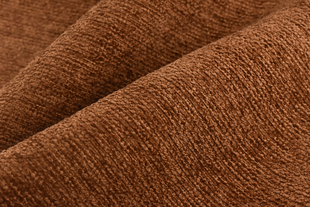 Exclusive Plushed Textured Gold Pink Chenille Upholstery Fabric For Chair|Designer Solid Chenille Home Decor Fabric For Cushion Sofa Pillow