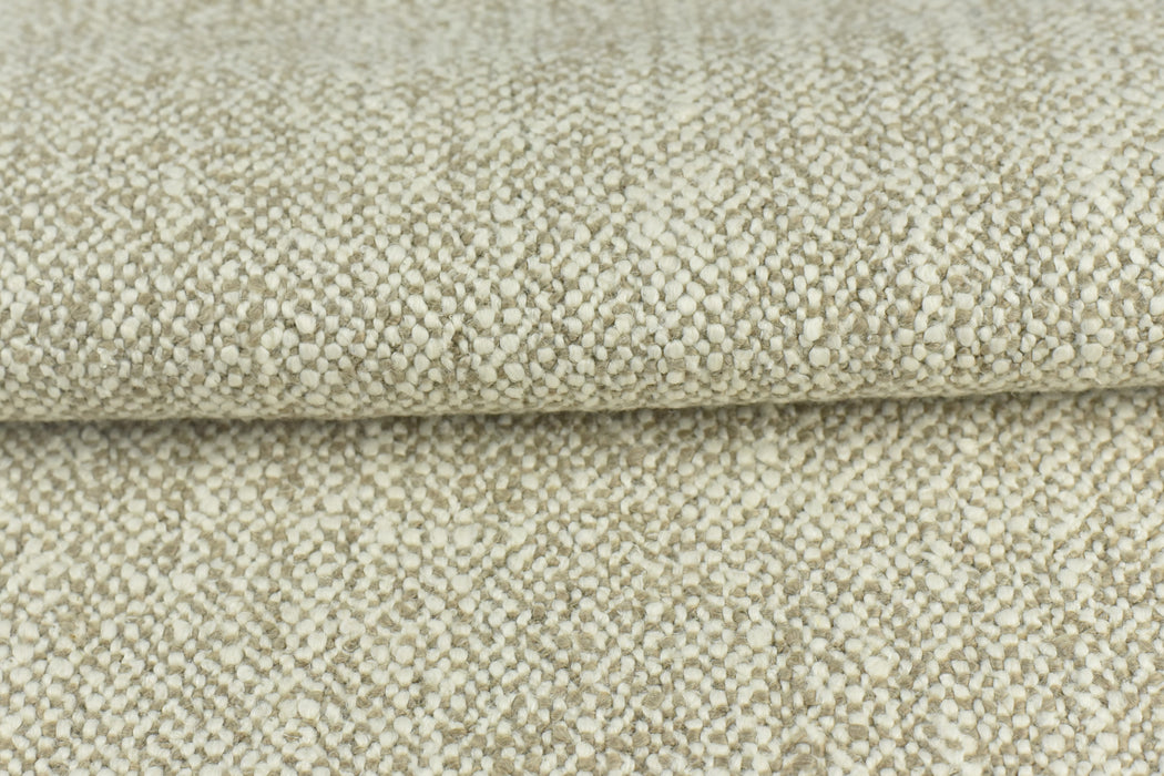 Extra Heavy and Thick Woven Ivory Grey Wool Linen Upholstery Fabric|High Quality Chunky Furniture Fabric For Chair Sofa Reupholstery-1150GSM