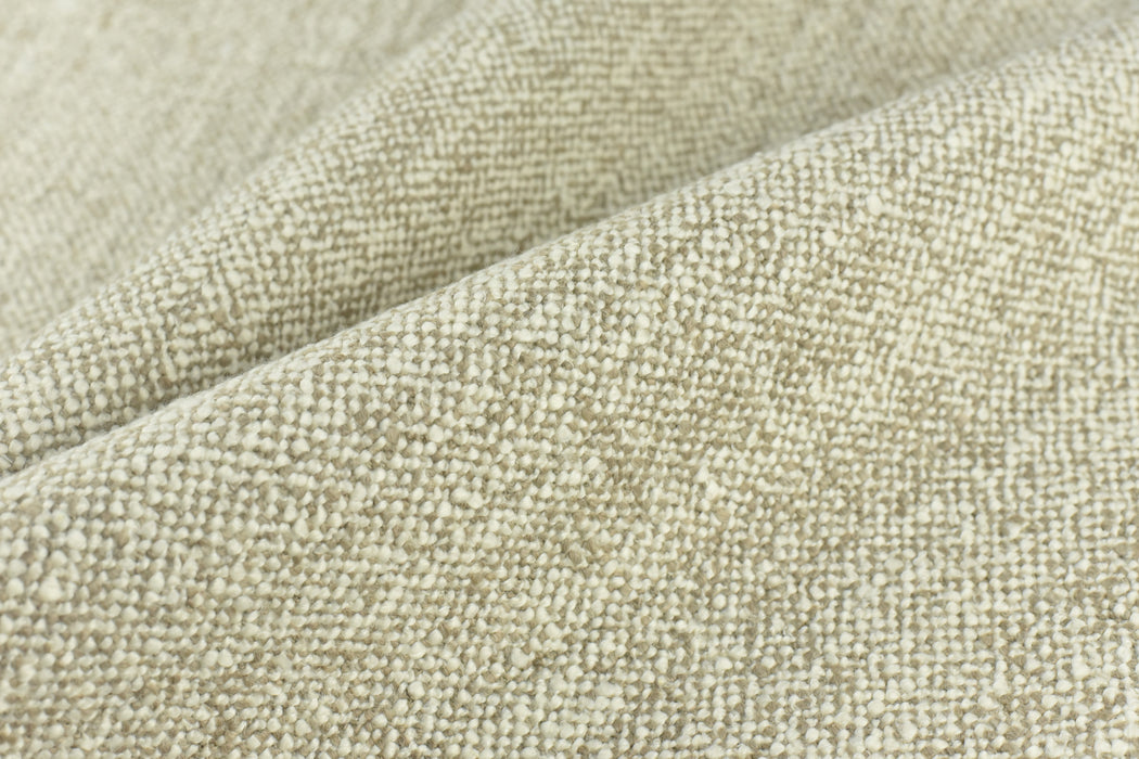 Extra Heavy and Thick Woven Ivory Grey Wool Linen Upholstery Fabric|High Quality Chunky Furniture Fabric For Chair Sofa Reupholstery-1150GSM