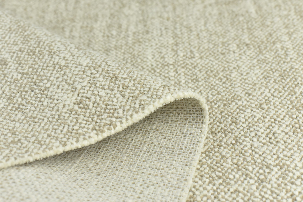 Extra Heavy and Thick Woven Ivory Grey Wool Linen Upholstery Fabric|High Quality Chunky Furniture Fabric For Chair Sofa Reupholstery-1150GSM