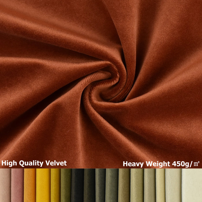 Heavy Weight Luxury Velvet Upholstery Fabric For Chair Curtain|Non Stretch Velvet Fabric For Furniture|High Quality Velvet For Drapery