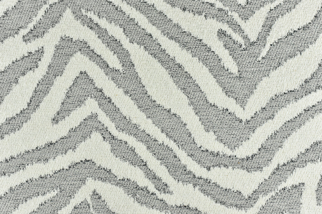 Heavy Weight Wool Blend Brown Zebra Skin Upholstery Fabric For Chair|Designer Black and White Wild Animal Skin Fabric For Couch 55"W/850GSM