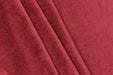 Designer Red Soft Polyester Upholstery Fabric By The Yard