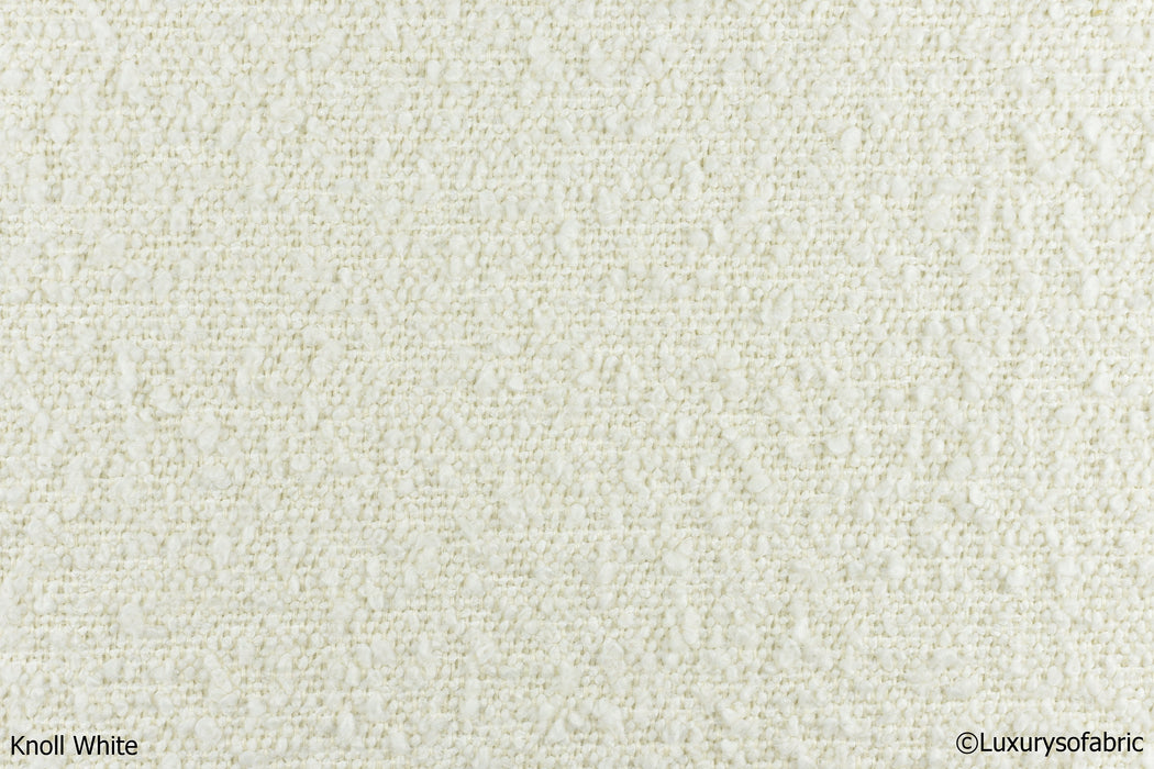 Designer Heavy Duty Boucle Fabric COTTON HILL Textured Retro Home Decor Upholstery Fabric By The Yard