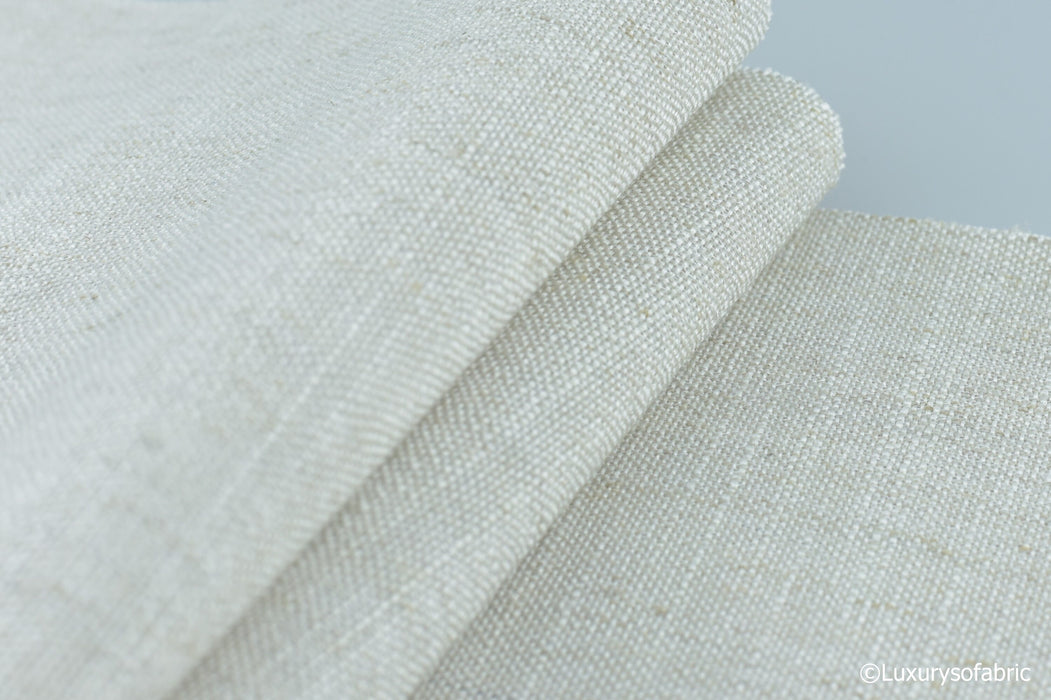 Heavy Upholstery Natural Linen Belnded Upholstery Fabric By The Yard For Dining Chair,Sofa,Arm Chair Sofa,Cushion,Decor Pillows