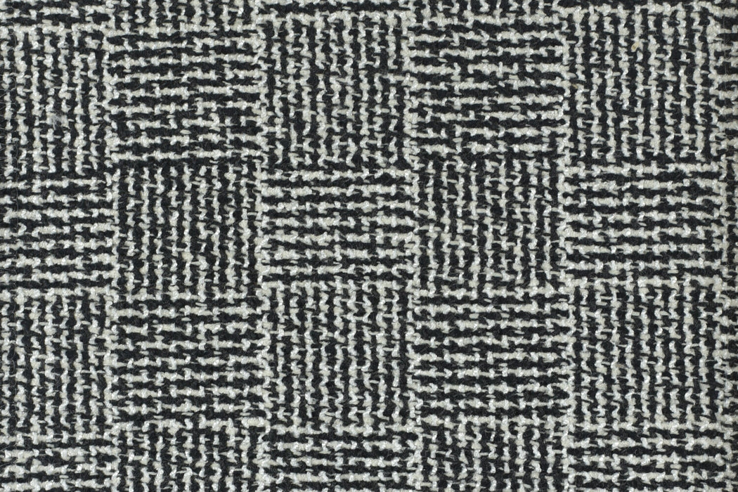 Black and White Taupe Blue Gray Upholstery Fabric | Blue Tweed Upholstery Fabric | Geometric Pattern Upholstery Fabric | Vintage Decor