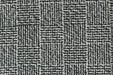 Black and White Taupe Blue Gray Upholstery Fabric | Blue Tweed Upholstery Fabric | Geometric Pattern Upholstery Fabric | Vintage Decor