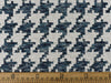 Premium Quality Vintage Woven Large Houndstooth Check Texture Upholstery Fabric By The Yard