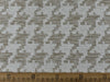 Premium Quality Vintage Woven Large Houndstooth Check Texture Upholstery Fabric By The Yard